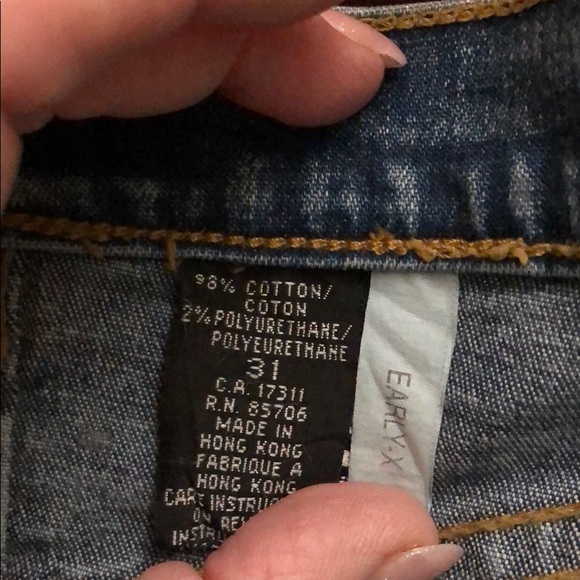 Blingy  "glitter" Jean skirt - Picture 3 of 6